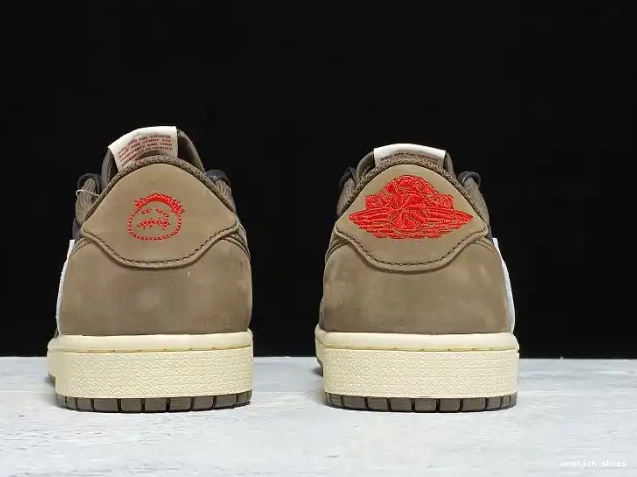 Chep Onekick OG 1 Air Low x Dark Mocha Travis Jordan SP Scott CQ4277-001 0323